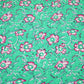 Green Floral Print Cotton Fabric Cotton TU-5264