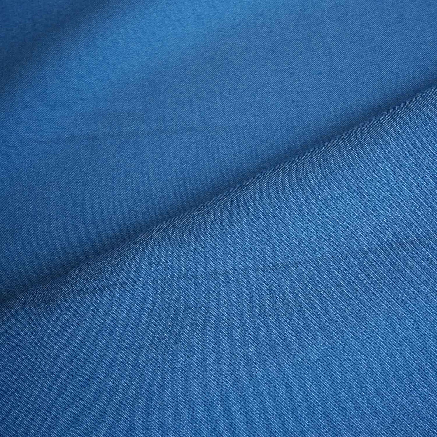 Light Blue Solid Thin Denim PDM-28527