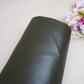 Green Solid Leather Fur Fabric PDM-28532