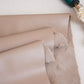 Beige Solid Leather Fur Fabric PDM-28534