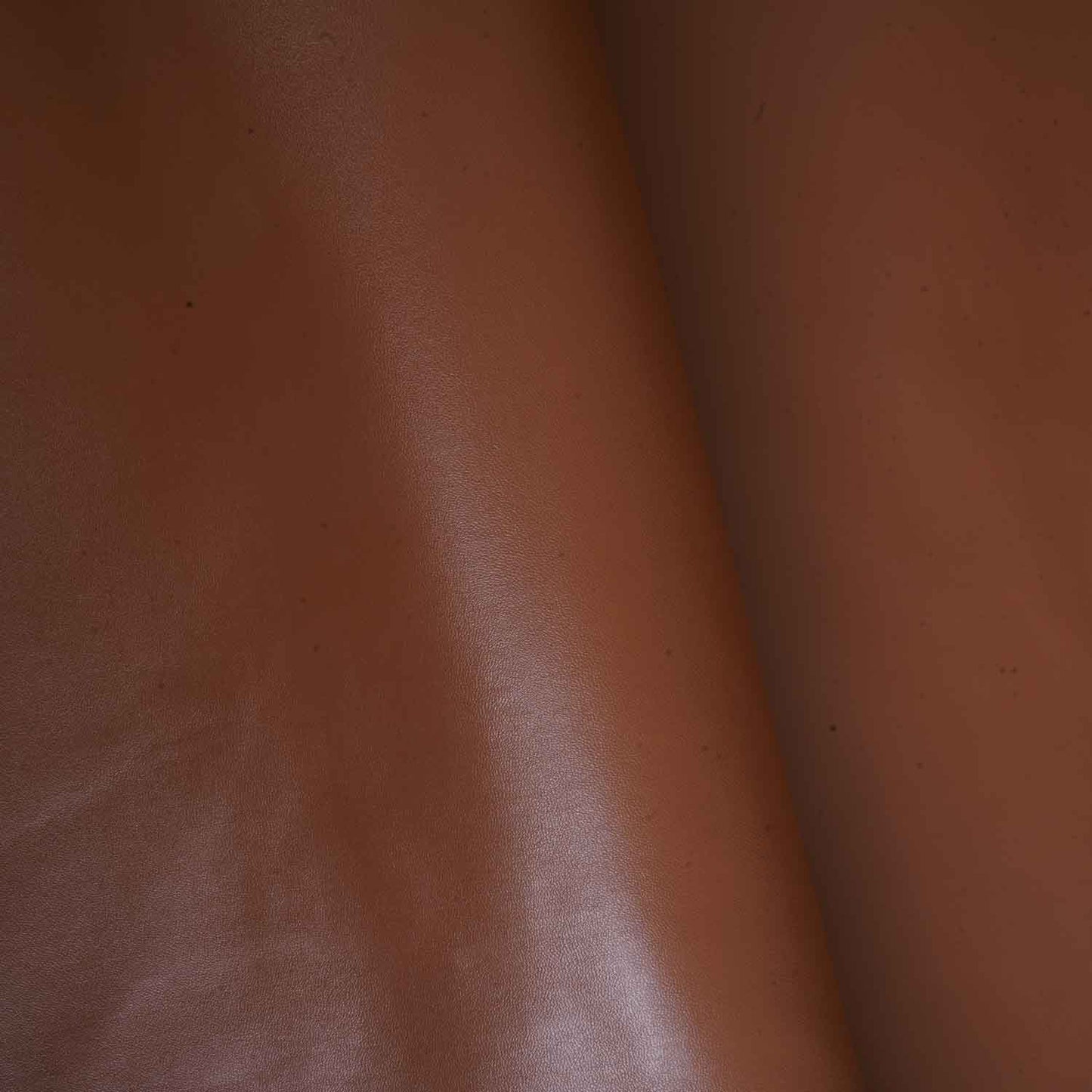 Light Brown Solid Leather Fur Fabric PDM-28535