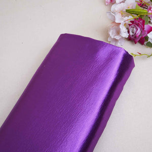 Purple Solid Soft Satin Fabric PDM-28537 - TradeUNO