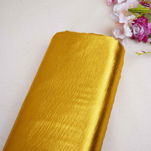 Mustard Solid Soft Satin Fabric PDM-28539
