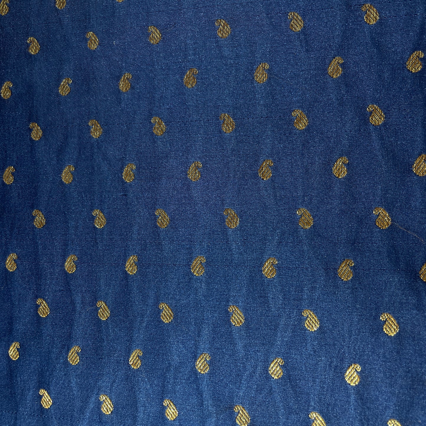 Blue Banarasi Brocade Fabric 19211