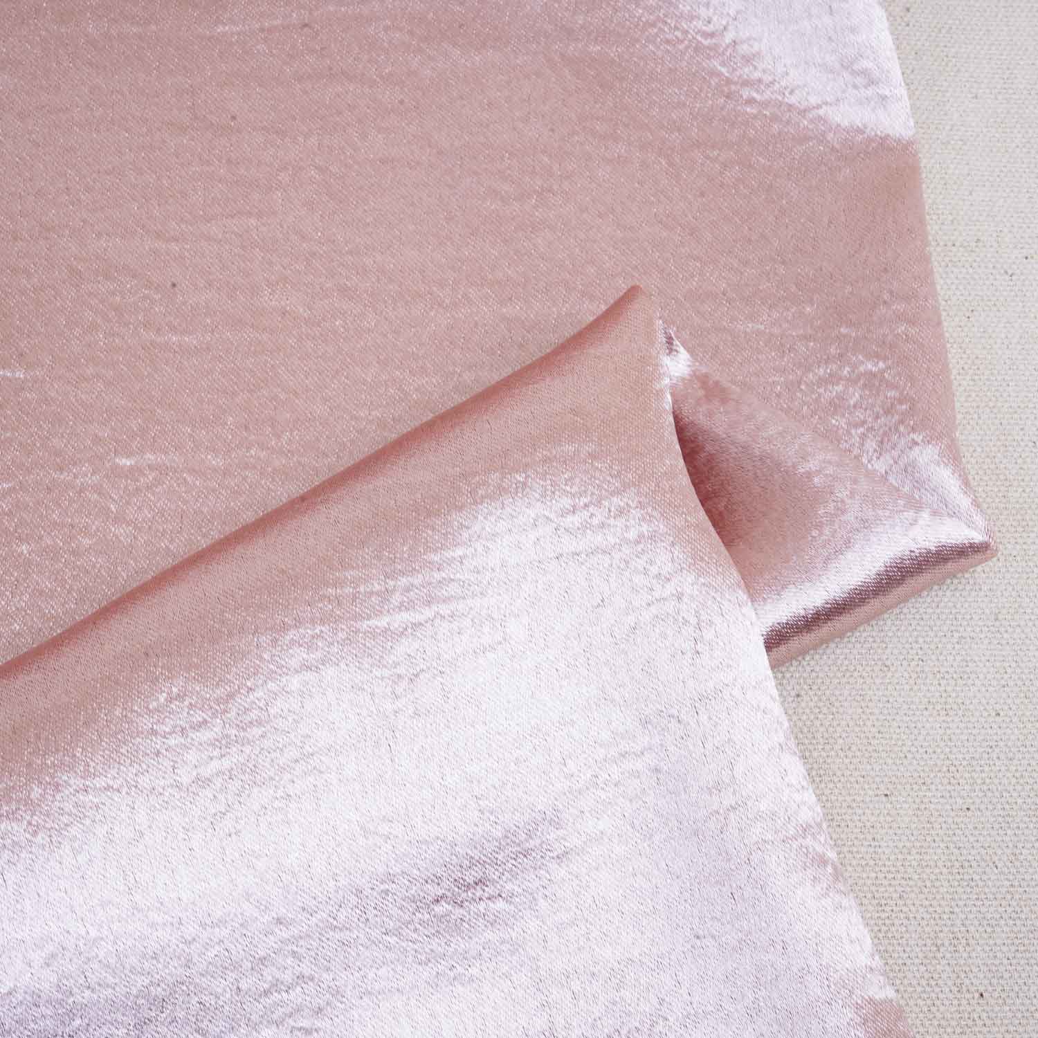 Peach Solid Soft Satin Fabric PDM-28541 - TradeUNO