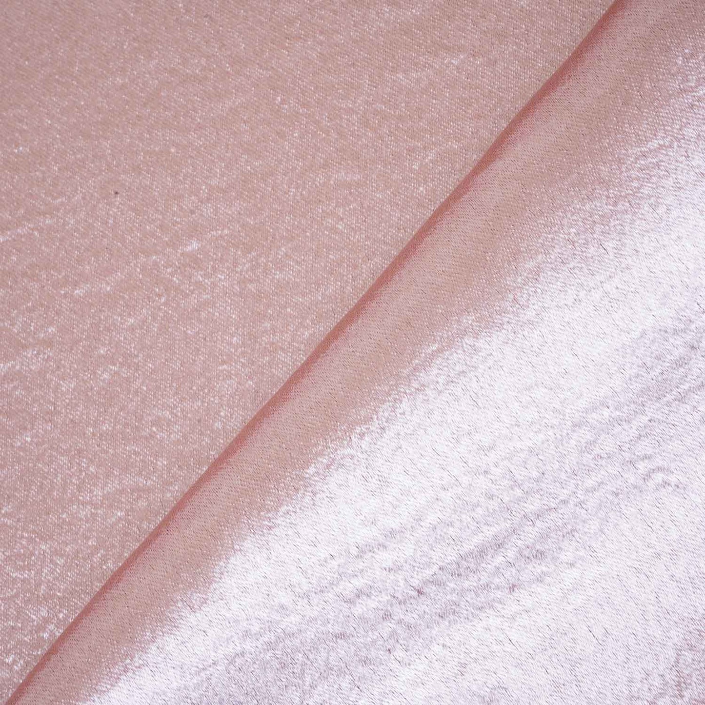 Peach Solid Soft Satin Fabric PDM-28541