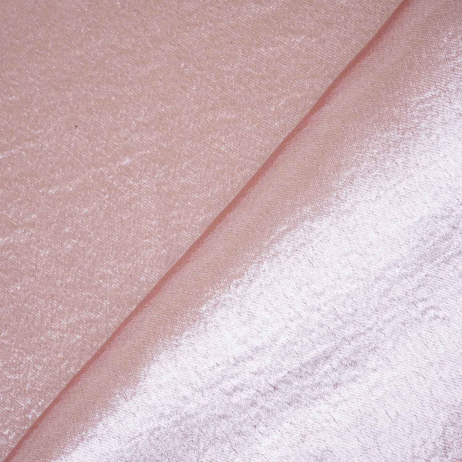 Peach Solid Soft Satin Fabric PDM-28541 - TradeUNO
