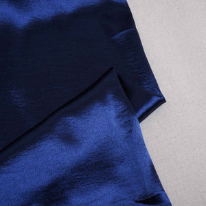 Royal Blue Soft Satin Fabric PDM-28542 - TradeUNO