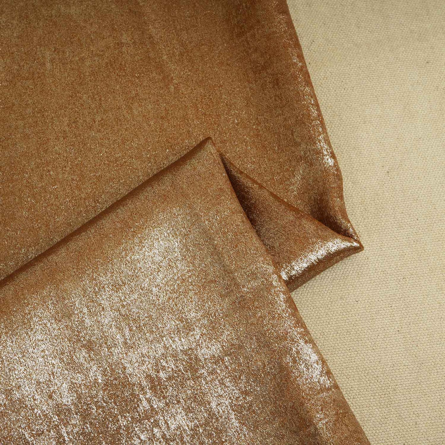 Golden Solid Sandwash Satin Fabric PDM-28544