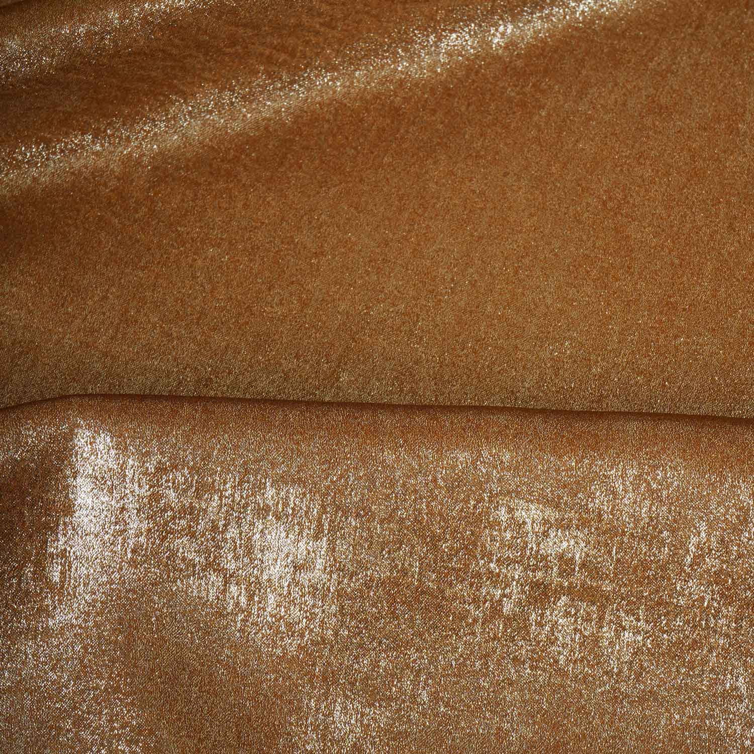 Golden Solid Sandwash Satin Fabric PDM-28544 - TradeUNO