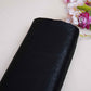 Black Solid Sandwash Satin Fabric PDM-28547