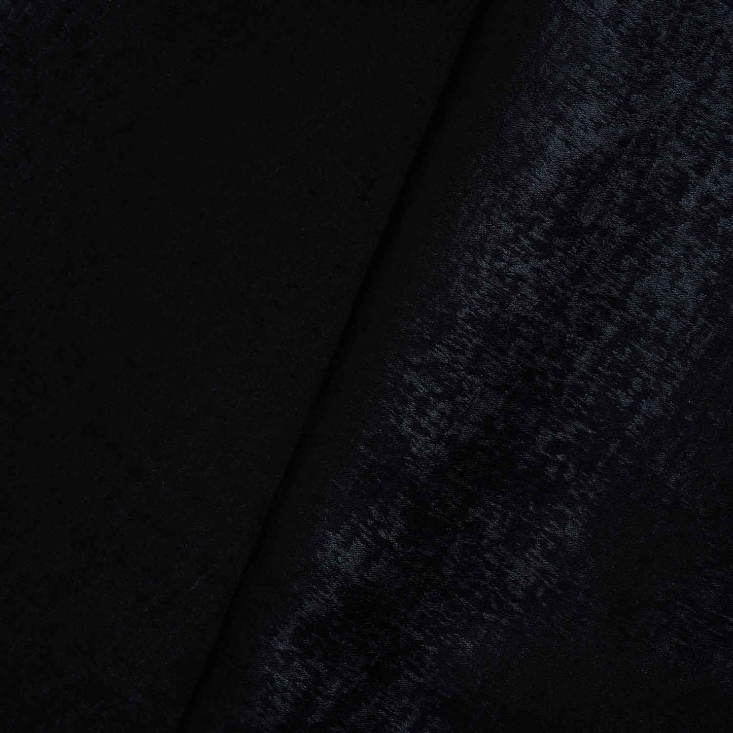 Black Solid Sandwash Satin Fabric PDM-28547
