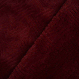 Red Solid Rabbit Fur Fabric SVP-28549 - TradeUNO