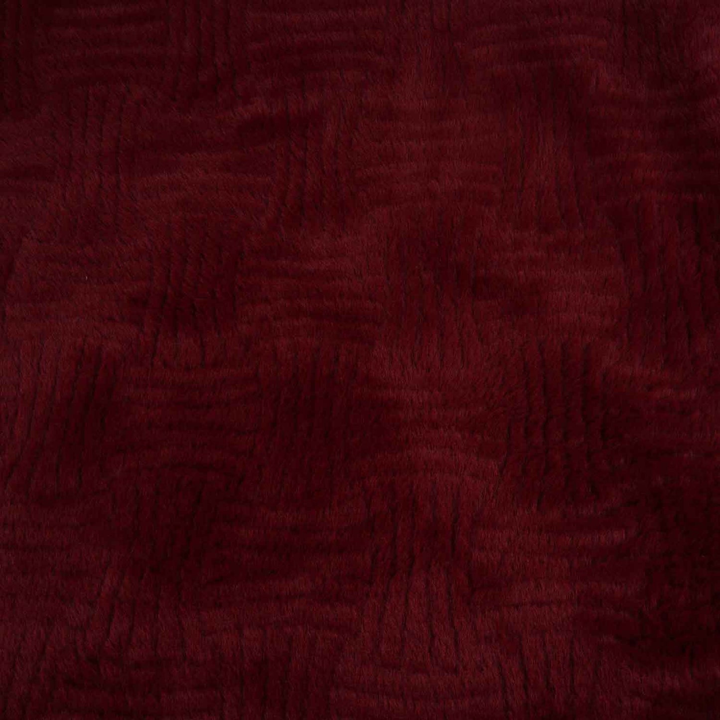 Red Solid Rebbit Fur Fabric SVP-28549