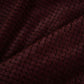 Wine Solid Rebbit Fur Fabric SVP-28553