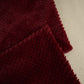 Maroon Solid Rebbit Fur Fabric SVP-28554