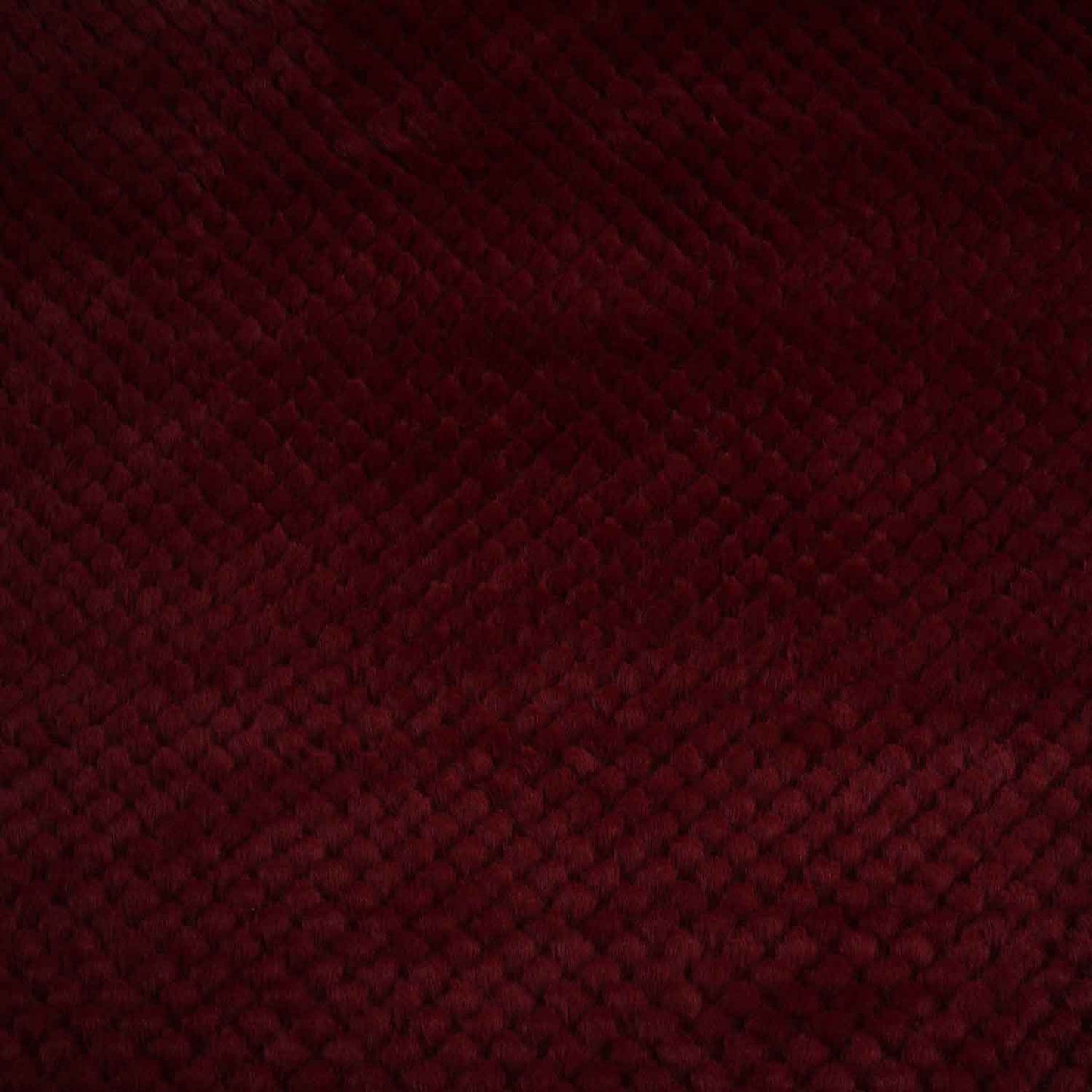 Maroon Solid Rebbit Fur Fabric SVP-28554