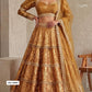 Light Gold Solid Zari Crush Fabric VCL-32267 - TradeUNO