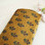 Mustard Yellow Floral Print Micro Velvet 9000 Fabric MF-28563