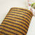 Mustard Yellow Strips Print Micro Velvet 9000 Fabric MF-28564