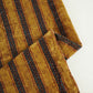 Mustard Yellow Strips Print Micro Velvet 9000 Fabric MF-28564