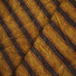 Mustard Yellow Strips Print Micro Velvet 9000 Fabric MF-28564