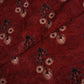 Dark Maroon Floral Print Micro Velvet 9000 Fabric MF-28567