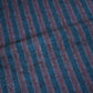 Teal Blue Strips Print Micro Velvet 9000 Fabric MF-28570