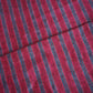 Maroon Strips Print Micro Velvet 9000 Fabric MF-28573