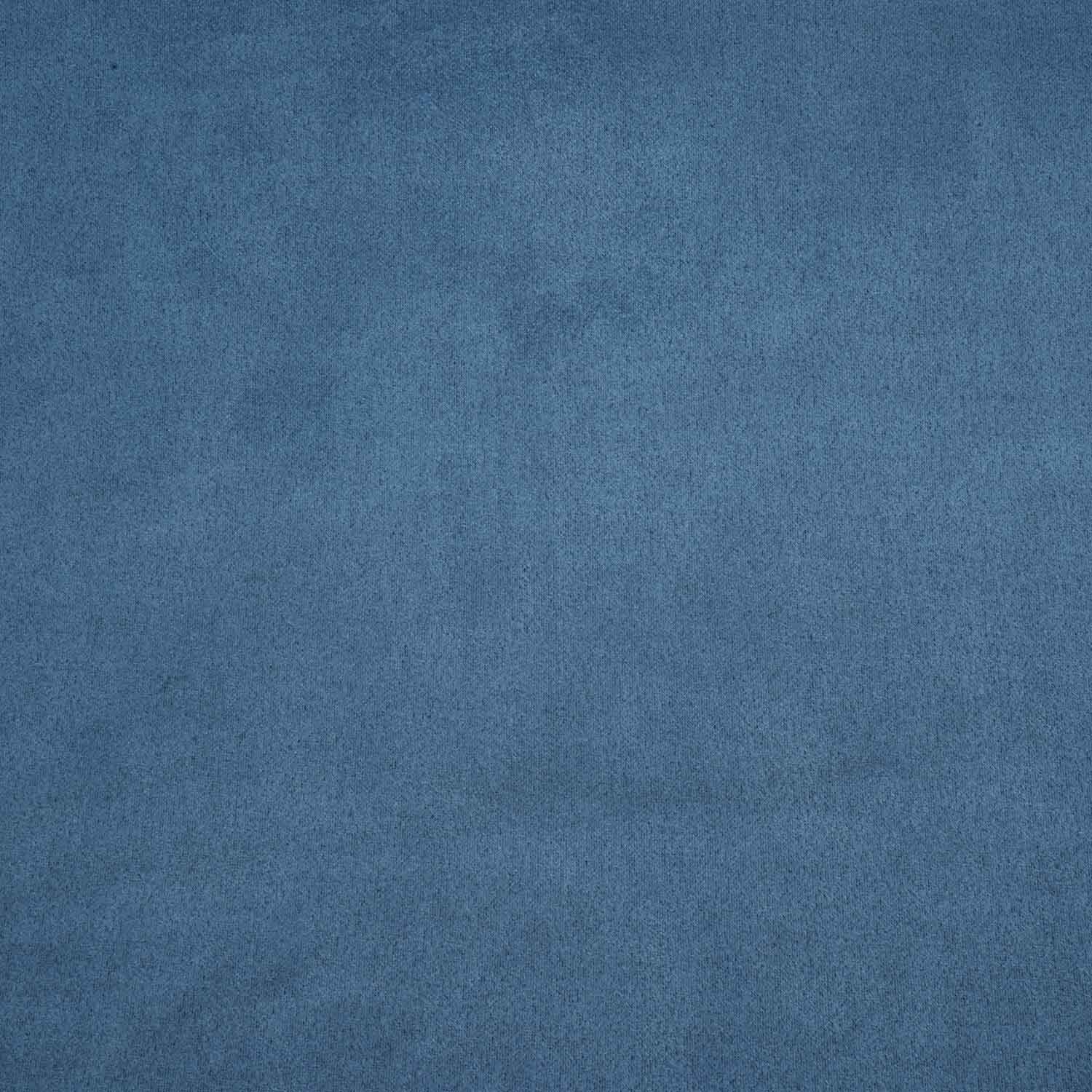 Blue Solid Suede Fabric PDM-28592 - TradeUNO