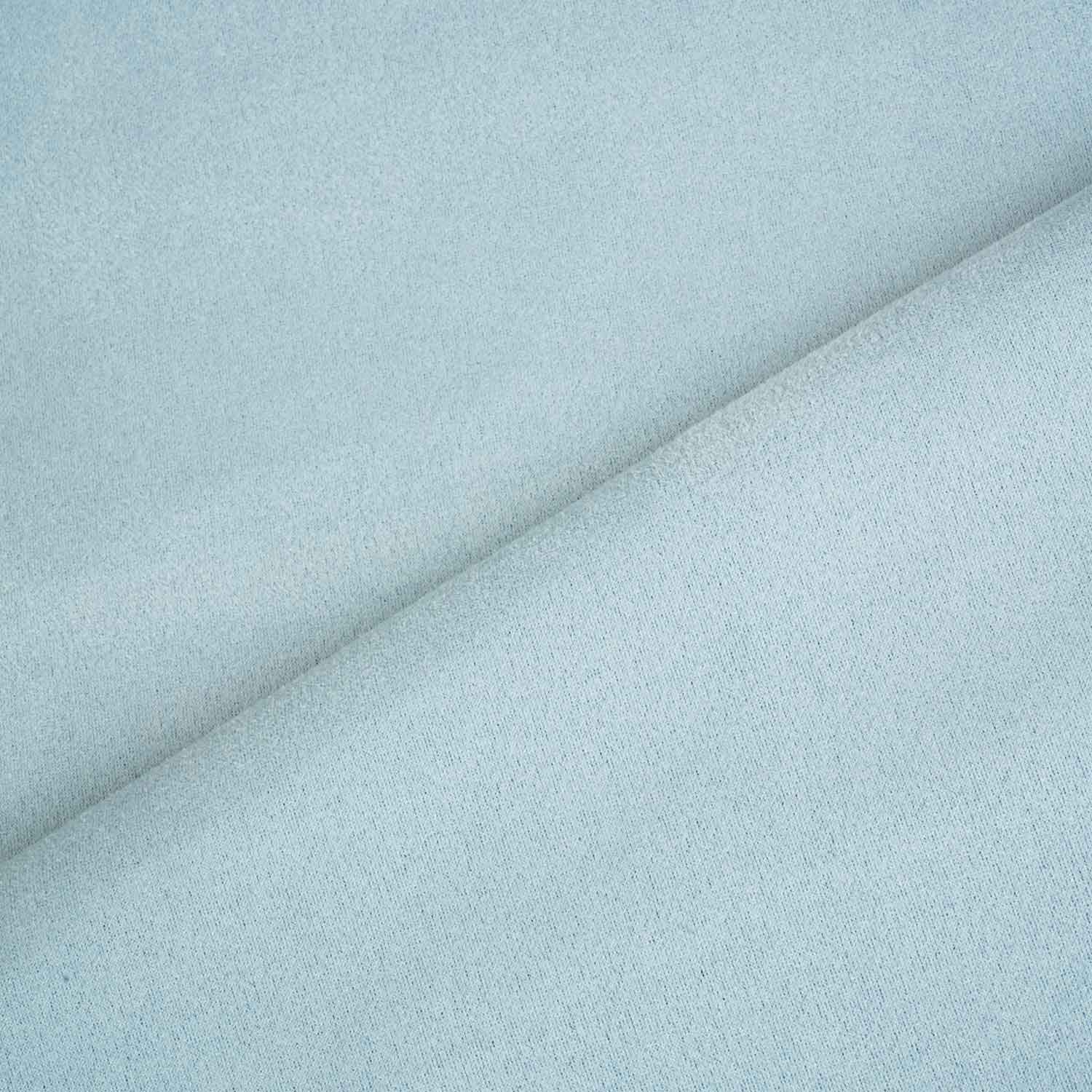 Powder Blue Solid Suede Fabric PDM-28593 - TradeUNO