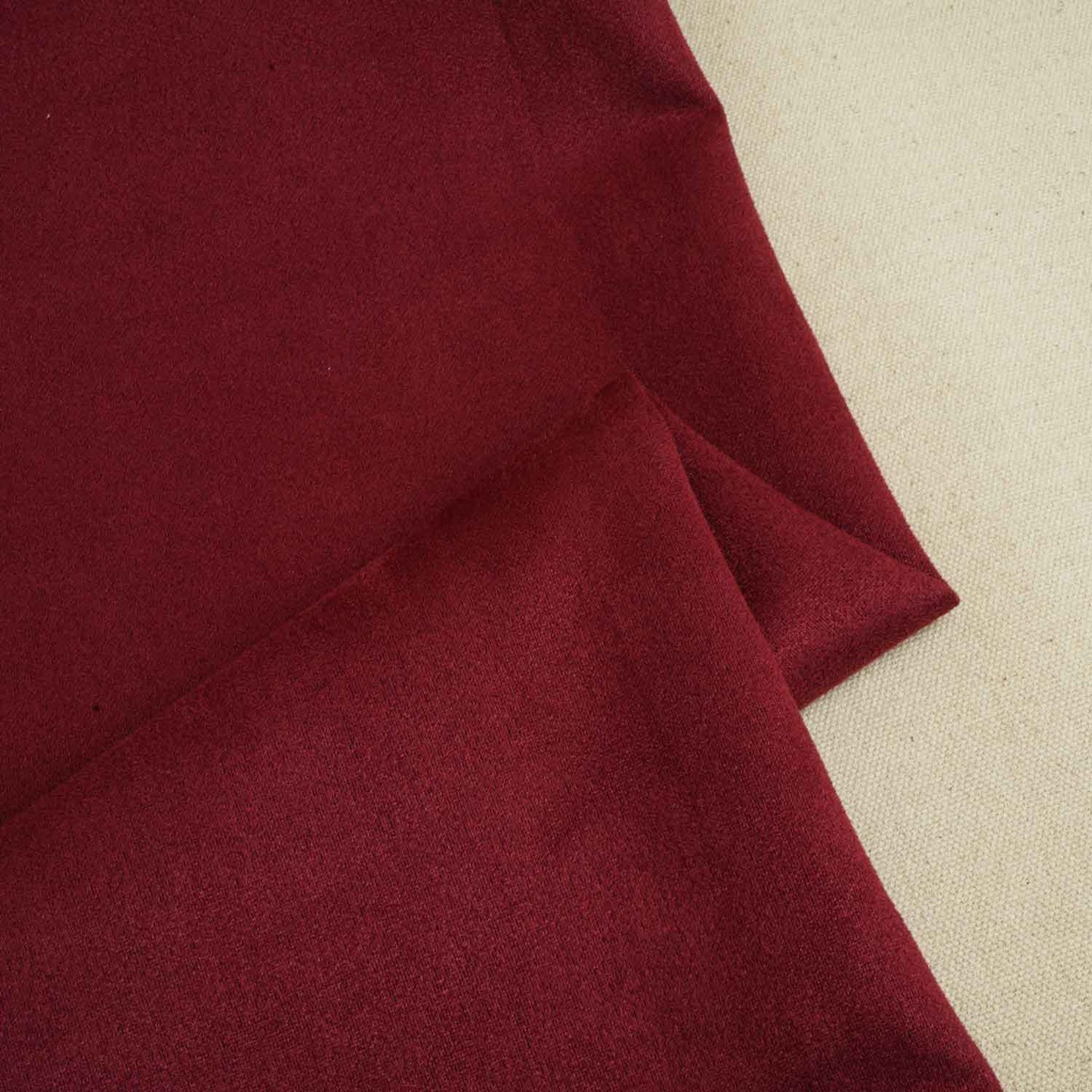 Maroon Solid Suede Fabric PDM-28594