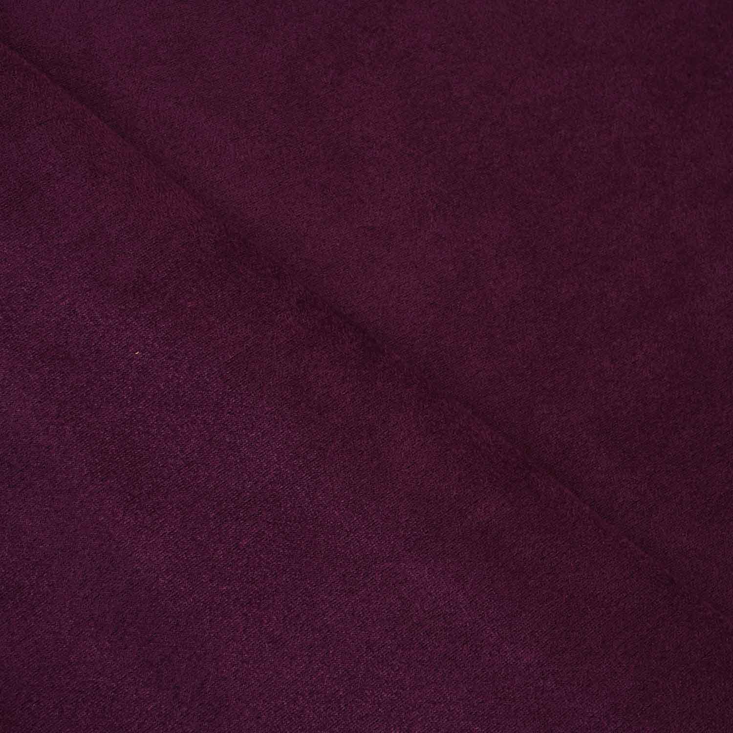 Wine Solid Suede Fabric PDM-28596 - TradeUNO