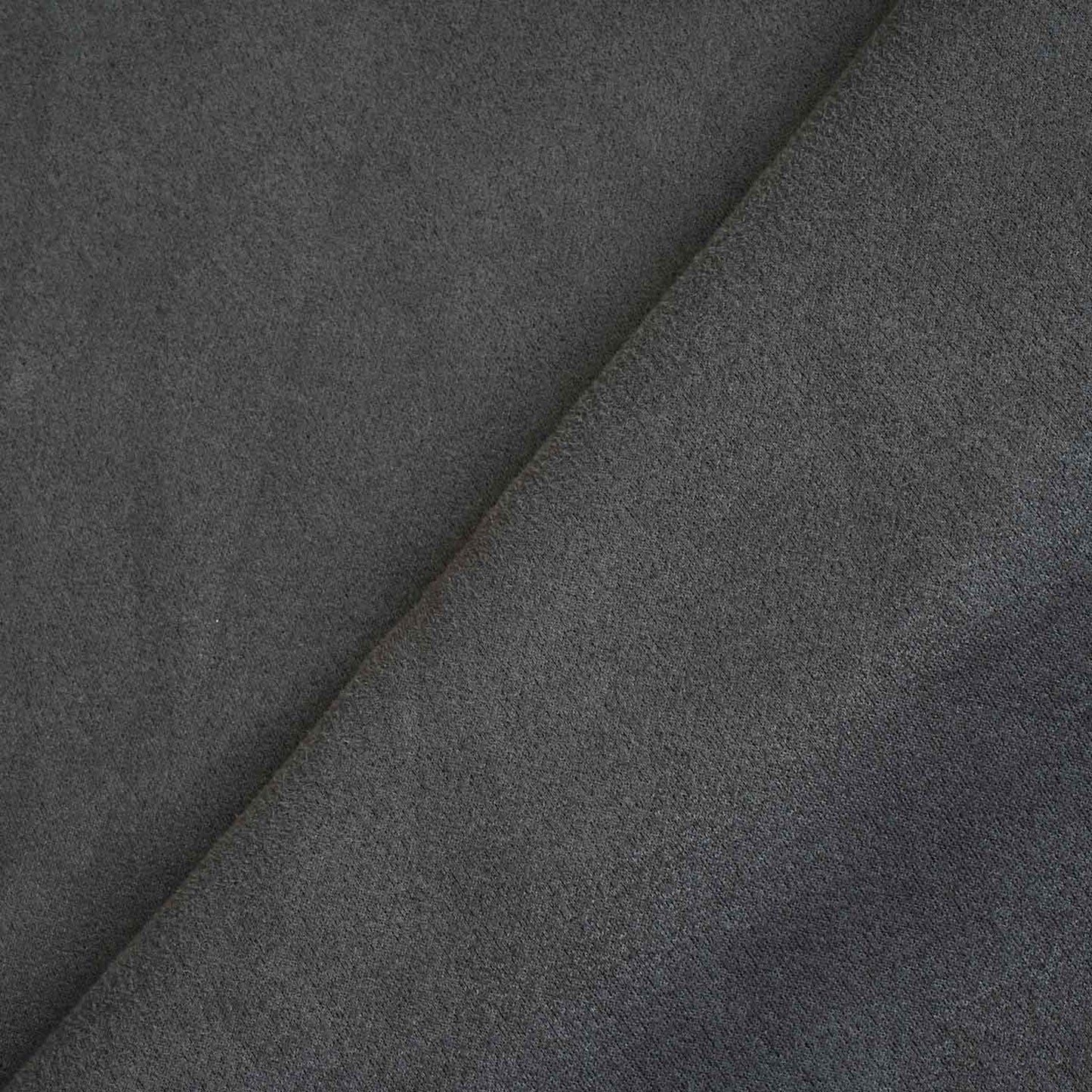 Grey Solid Suede Fabric PDM-28597