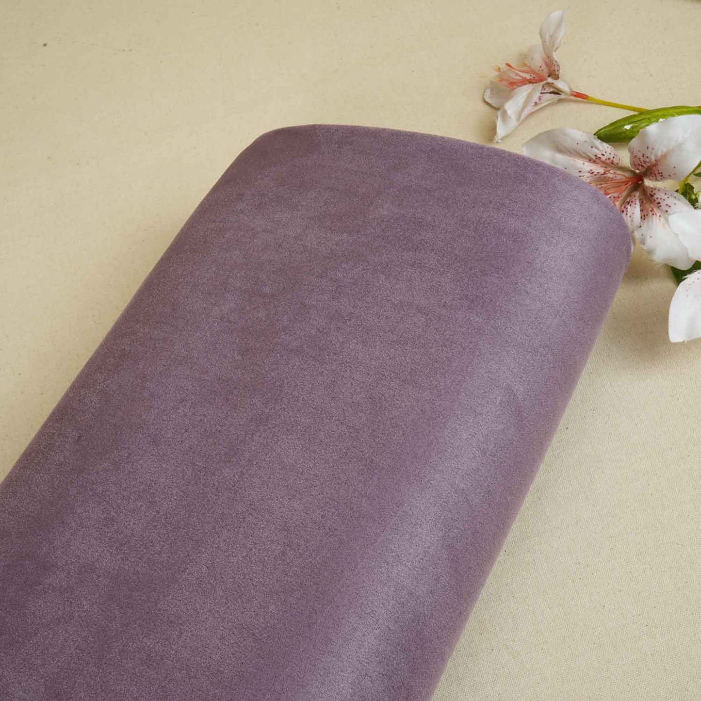 Purple Solid Suede Fabric PDM-28598