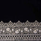 Black Border Work Zari embroidery Velvet Fabric JD-28606