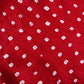 Red Bandhani Print Modal Silk Fabric SC-28607