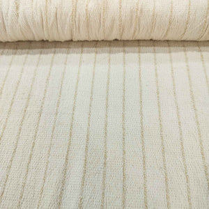 Cream Lurex Tapestry Fabric Tapestry Fabric TU-6116