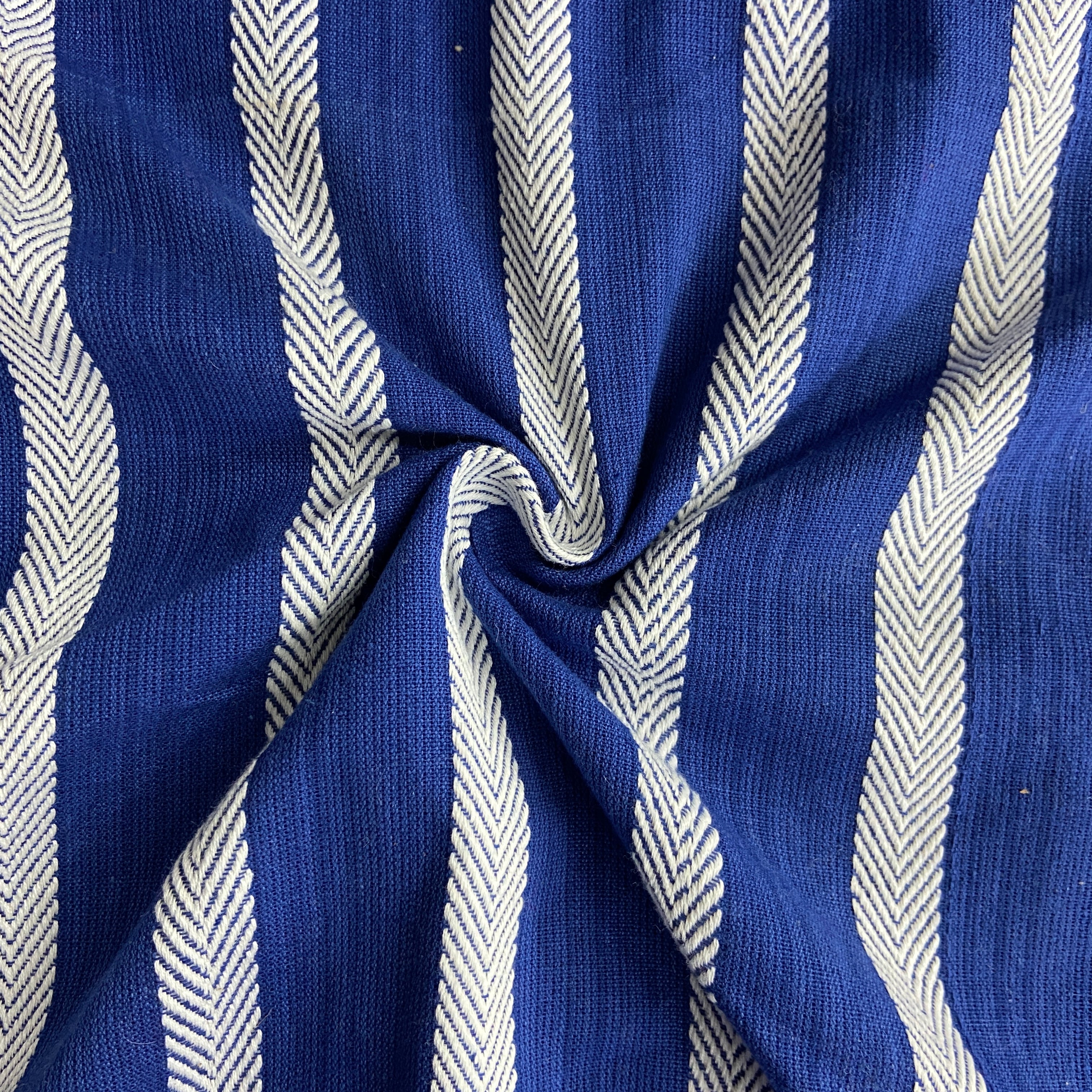 Blue Tapestry Fabric