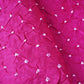 Pink Bandhani Print Modal Silk Fabric SC-28614