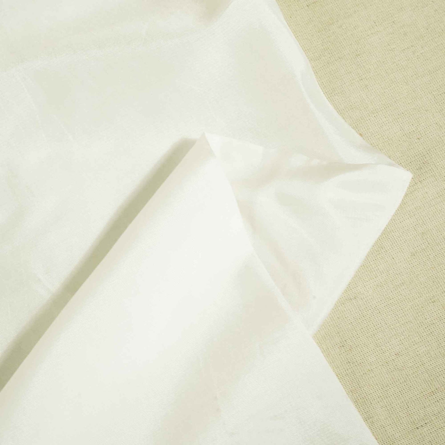 White Solid Russian Silk Dyeable Fabric Bemberg russian silk fabric TU-6169