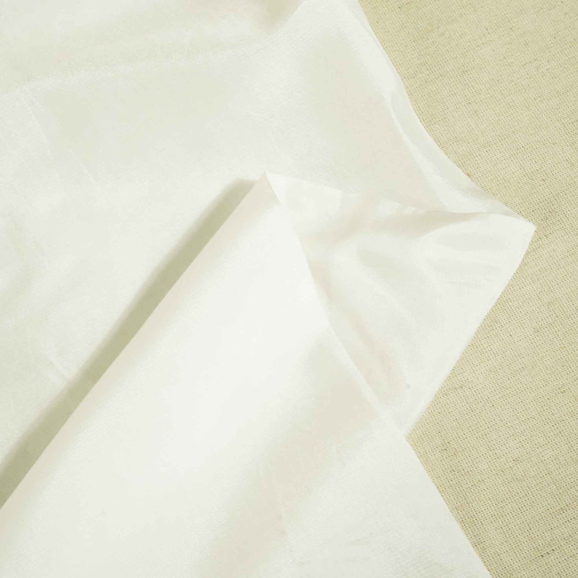 White Solid Russian Silk Dyeable Fabric Bemberg russian silk fabric TU-6169