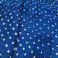 Aqua Blue Bandhani Print Modal Silk Fabric SC-28618