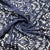 Violet Foloral print Crochet Fabric TU-6302