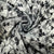 Grey Foloral print Crochet Fabric TU-6304
