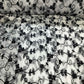Grey Foloral print Crochet Fabric TU-6304