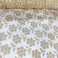yellow Foloral print Crochet Fabric TU-6309