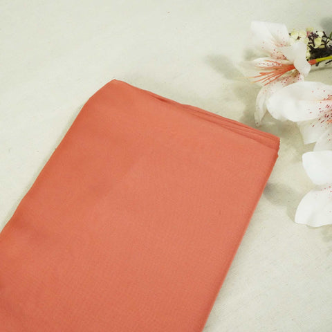 Pink Satin Organza Fabric TU-6410