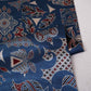Blue Ajrakh Print Mashru Silk Fabric EEG-28643