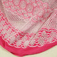Pink & White Schiffli Embroidery Cotton TU-6436